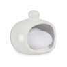 SUPORTE PARA ESPONJA BRANCO COM ESPONJA 