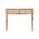 MOVEL ENTRADA 2 GAVETAS FOLHAS CASTANHO BRANCO