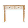 MOVEL ENTRADA 2 GAVETAS CURVAS CASTANHO BRANCO