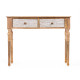 MOVEL ENTRADA 2 GAVETAS LINHAS CASTANHO BRANCO