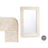 MIRROR 60 X 90 CM LEAVES NATURAL WHITE