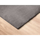 ALFOMBRA SOFT GRIS OSCURO 80X140CM