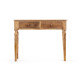 MOVEL ENTRADA 2 GAVETAS FOLHAS CASTANHO