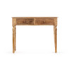 MOVEL ENTRADA 2 GAVETAS FOLHAS CASTANHO