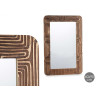 MIRROR 60 X 90 CM CURVES NATURAL