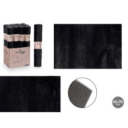 ALFOMBRA SOFT NEGRO 60X90CM