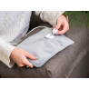 COUSSIN CHAUFFANT ÉLECTRIQUE MAIN ROSE