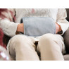 COUSSIN CHAUFFANT ÉLECTRIQUE MAIN   GRIS