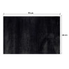 TAPIS SOFT NOIR 60X90CM    