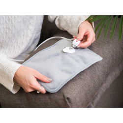 COUSSIN CHAUFFANT ÉLECTRIQUE MAIN  BLEU