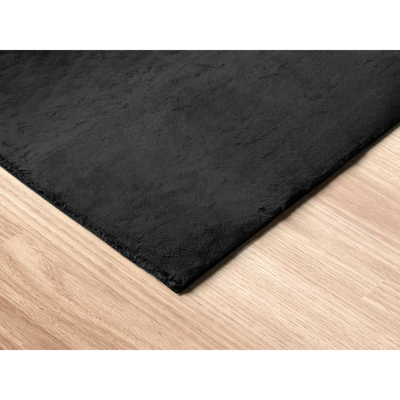 ALFOMBRA SOFT NEGRO 60X90CM