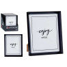PORTEPHOTO PLASTIQUE MOULURE NOIR 20X25CM