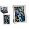 13X18CM WHITE PLASTIC PHOTOFRAME