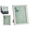 15X20CM WHITE PLASTIC PHOTOFRAME