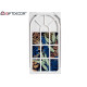 WHITE MULTIPLE WINDOW PHOTO HOLDER 