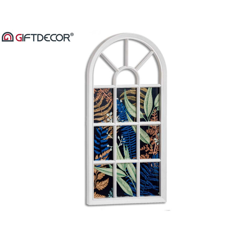 WHITE MULTIPLE WINDOW PHOTO HOLDER 