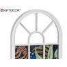WHITE MULTIPLE WINDOW PHOTO HOLDER 