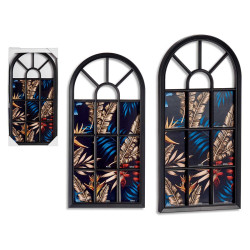 BLACK MULTIPLE WINDOW PHOTO HOLDER 