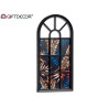 BLACK MULTIPLE WINDOW PHOTO HOLDER 