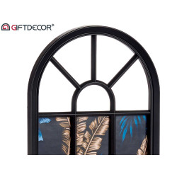 BLACK MULTIPLE WINDOW PHOTO HOLDER 