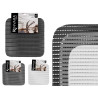 CONJ 2 TAPETES ANTI-DESLIZ 32X33CM 3 COR NEUTRAS 