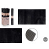 SOFT RUG BLACK 80X140CM