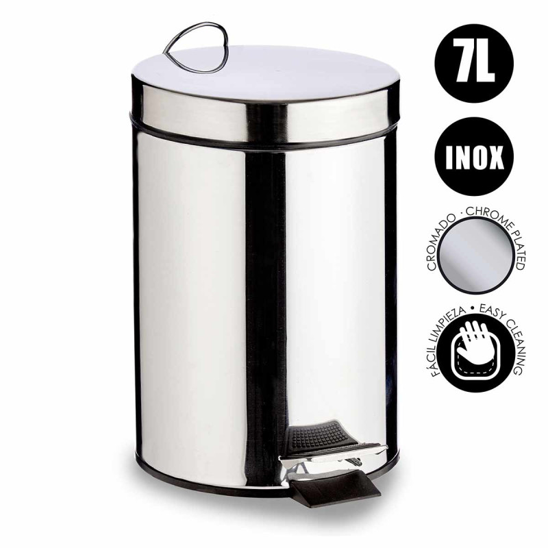 CESTINO 7L ACCIAIO INOSSIDABILE CON PEDALE