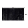 ALFOMBRA SOFT NEGRO 80X140CM
