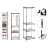 160CM SIMPLE OPEN WARDROBE