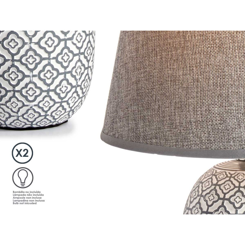 LAMPADE CERAMICA ROTONDE GRANDE ASSORT 3