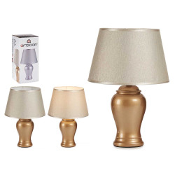 LAMPE CONCAVE DOREE CERAMIQUE