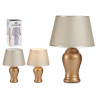 LAMPE CONCAVE DOREE CERAMIQUE