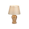 LAMPE CONCAVE DOREE CERAMIQUE