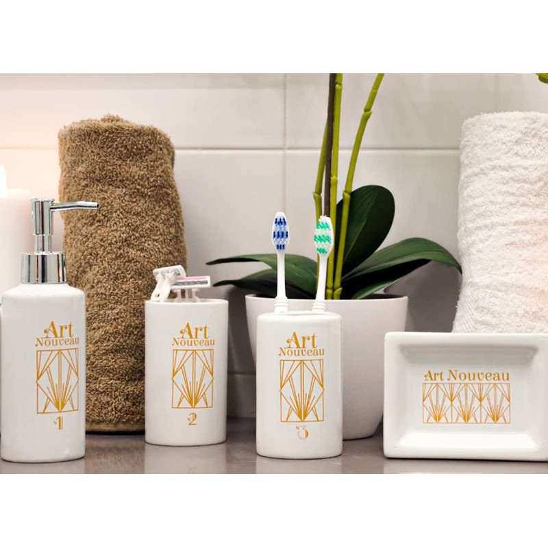 SET DA BAGNO 4 PZ CERAMICA