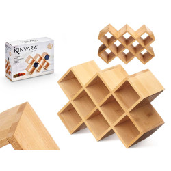 PORTASPEZIE BAMBÙ 10 BOTTIGLIE
