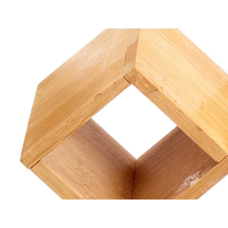 BAMBOO SPICE RACK 10 BOTTLES
