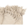 COVER MULTI-USE POMPON NATURAL 120X150CM