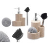 DOSEUR RÉSINE ET PIERRE NATURELLE BROSSE ÉPONGE