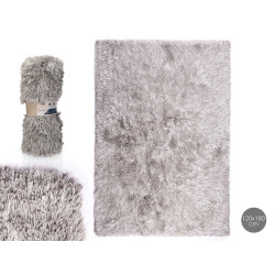 LIVING ROOM CARPET LIGHT GREY 120X180CM