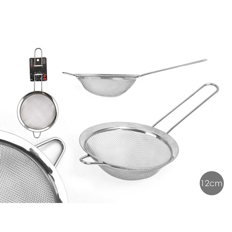 PASSOIRE EN ACIER AVEC SUPPORT 12CM