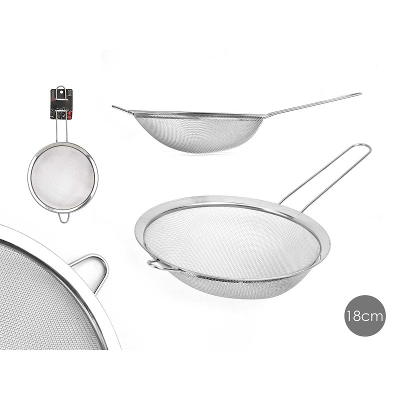 STEEL STRAINER 18CM SUPPORT