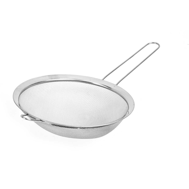 PASSOIRE EN ACIER AVEC SUPPORT 18CM
