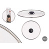 STEEL GRID FRYING PAN LID 21CM