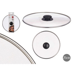 COPERCHIO PADELLA ACCIAIO RETICOLATO 25CM