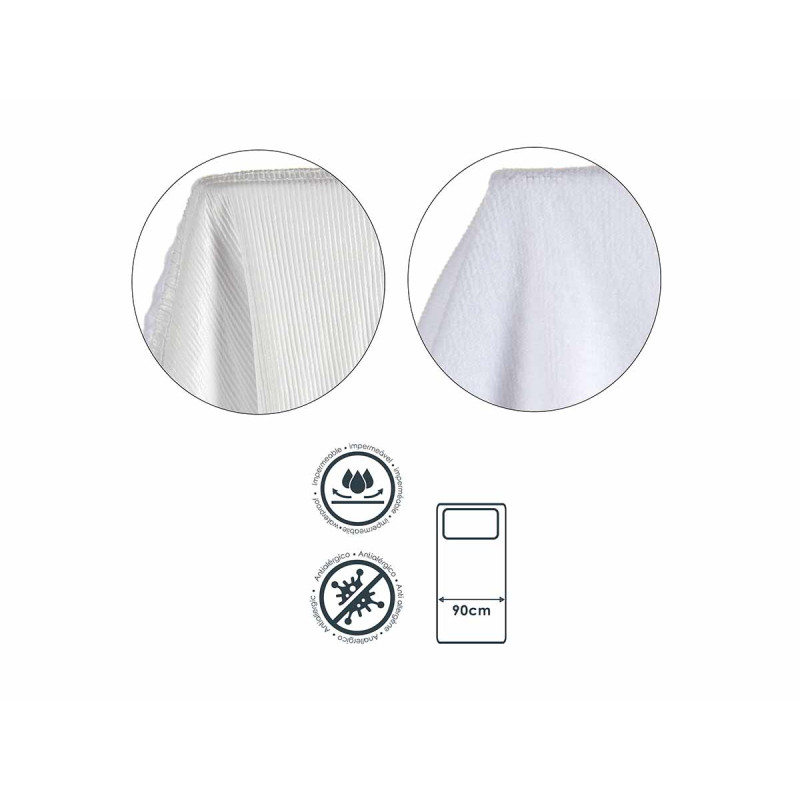 PROTECTOR COLCHON IMPERMEABLE CAMA 90CM