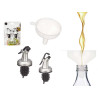 CONJUNTO 2 DOSEADORES FUNIL PRATA