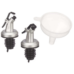CONJUNTO 2 DOSEADORES FUNIL PRATA