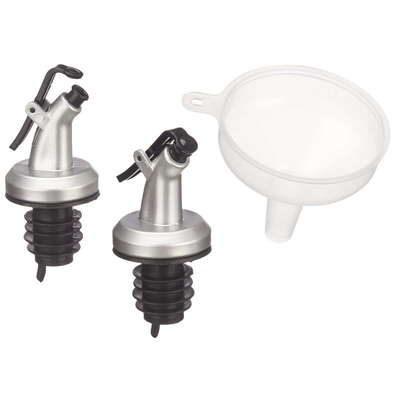 SET 2 DISPENSER IMBUTO ARGENTO