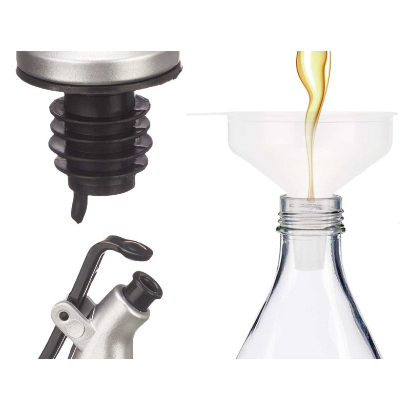 SET 2 DISPENSER IMBUTO ARGENTO