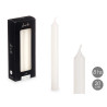SET 8 BOUGIES  BLANC 20 CM 8 HEURES